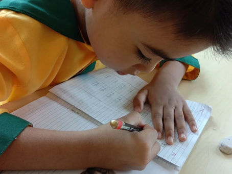 Writing Exercise Supports Language Development
