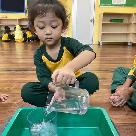 Beaker to Beaker Exercise Develops Fine Motor Skills