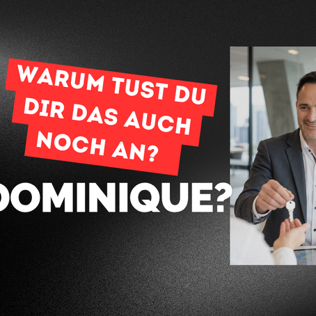 Warum eigentlich auch noch Immobilien, Dominique?