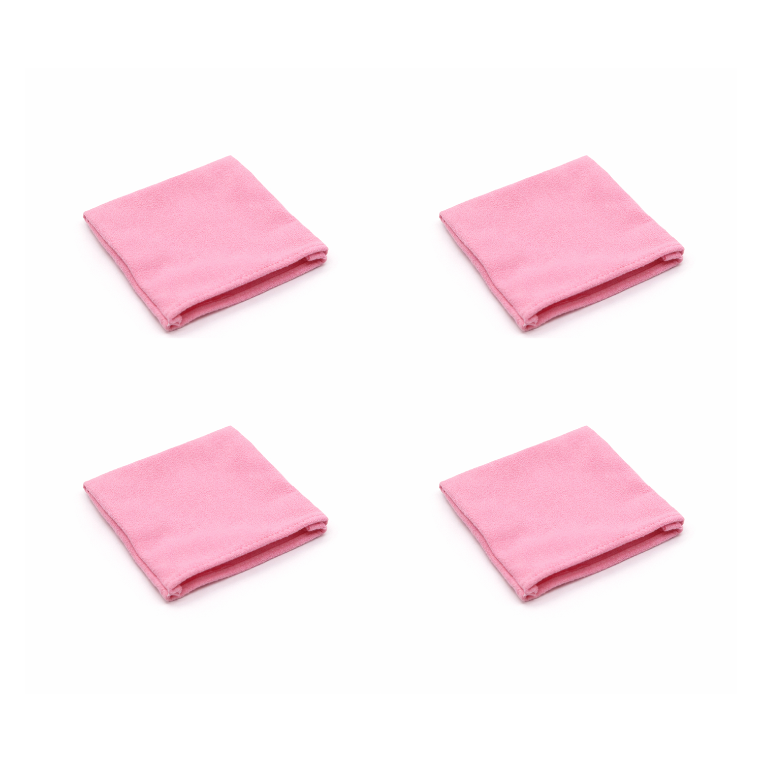 Montessori hand mitt set with four soft pink cotton mitts for toddler practical life activities