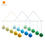 Thumbnail: Montessori Gobbi Mobile Silk Edition (Blue, Green, or Yellow)