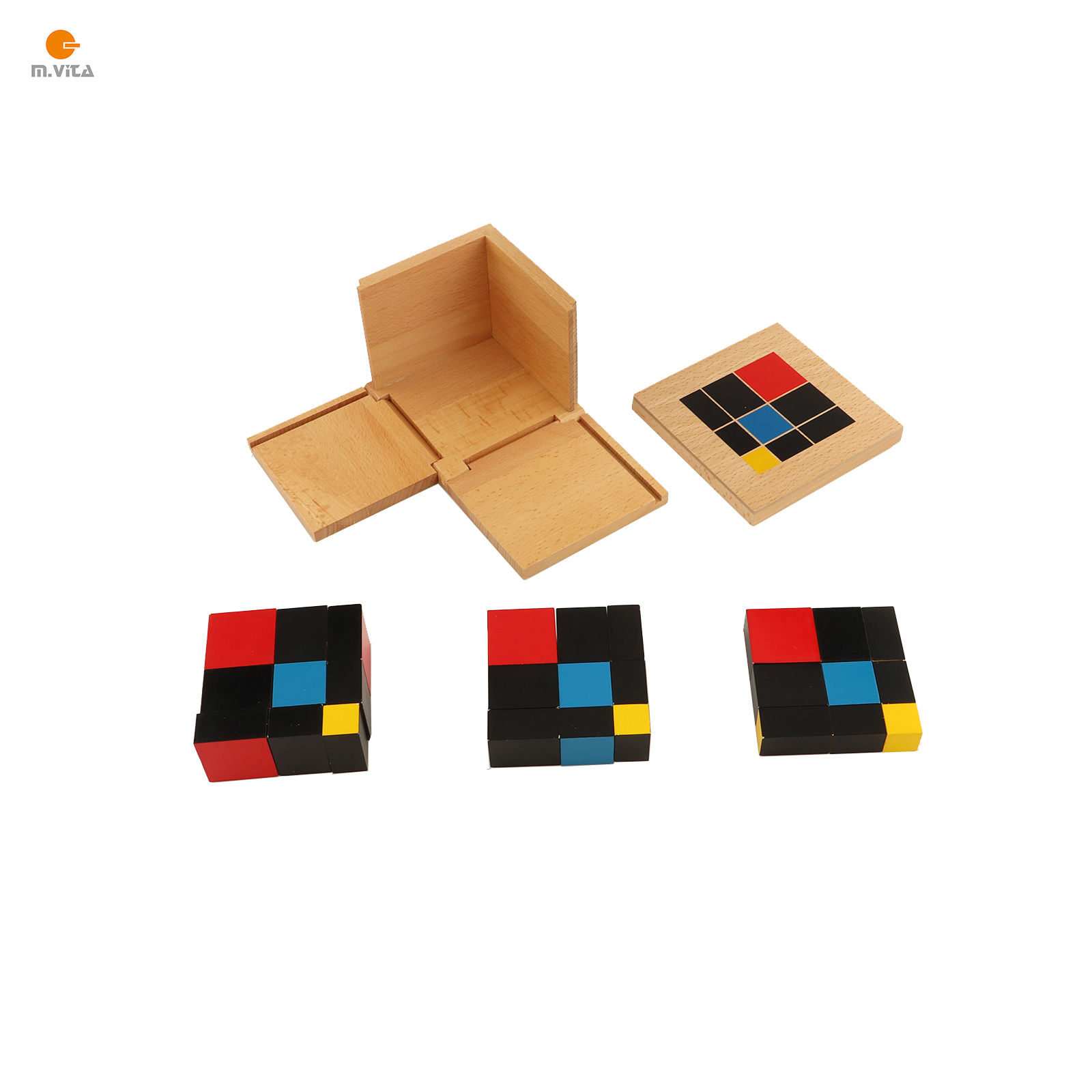 Montessori Primary Sensorial Material, Montessori suppliers, Montessori shops, pink tower, brown stair, trinomial cube