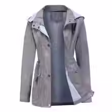 Thumbnail: Autumn Winter Women Hooded Windbreaker Hiking Jacket