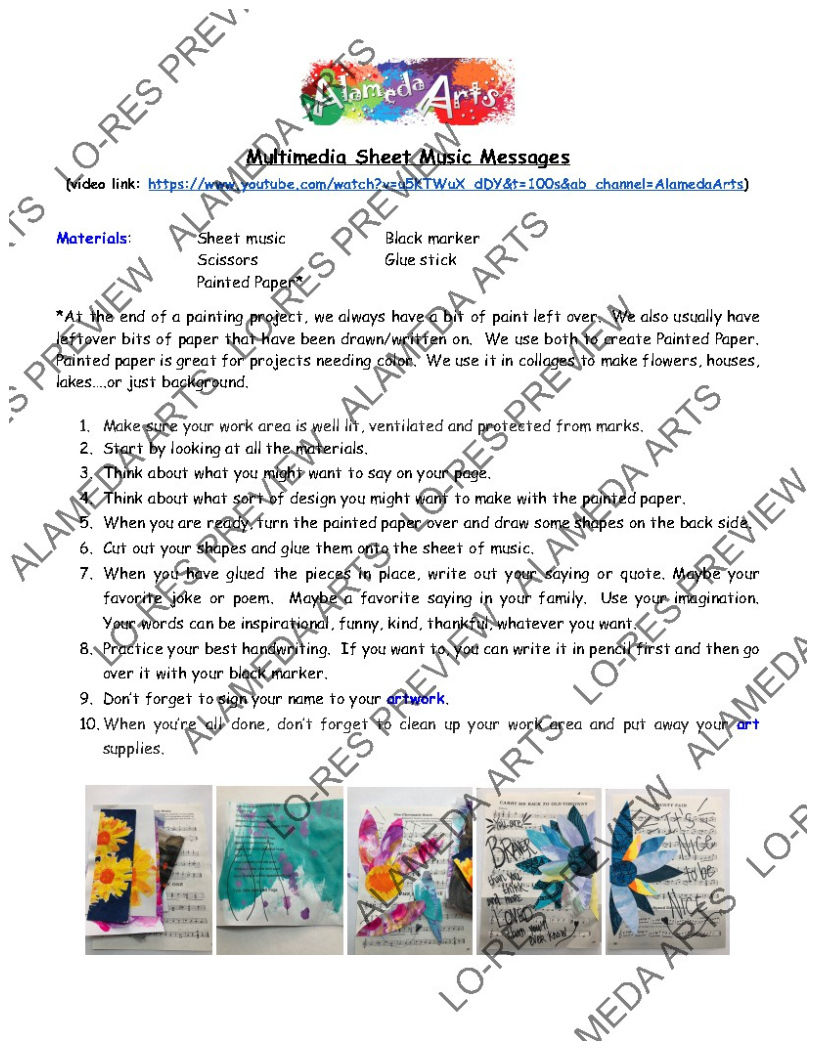 Thumbnail: Educators Collection - 1st Grade: Six Common Core Art Projects in PDF