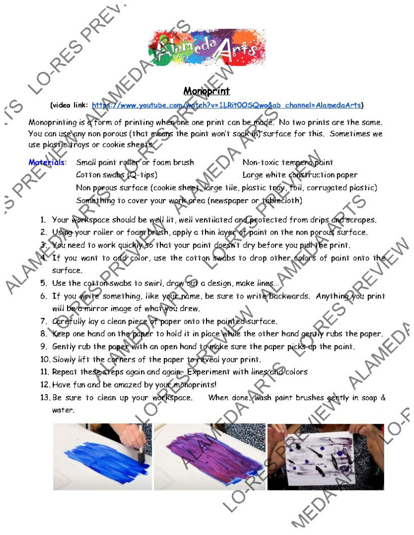 Thumbnail: Educators Collection - 3rd Grade: Six Common Core Art Projects in PDF