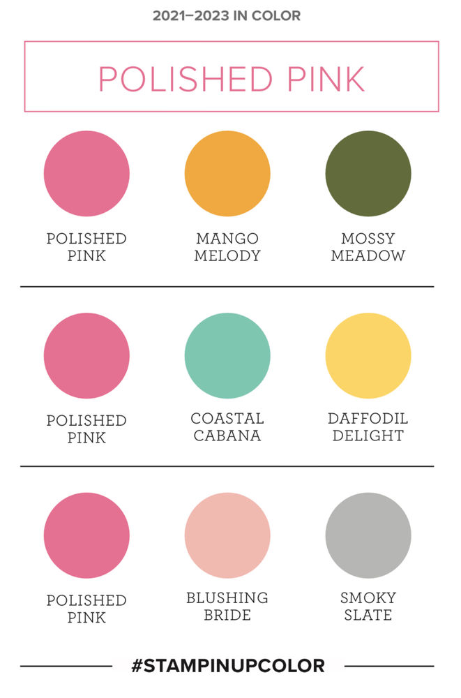 IT'S TIME FOR THE 2021-2023 IN COLORS... Sneak PEEK!