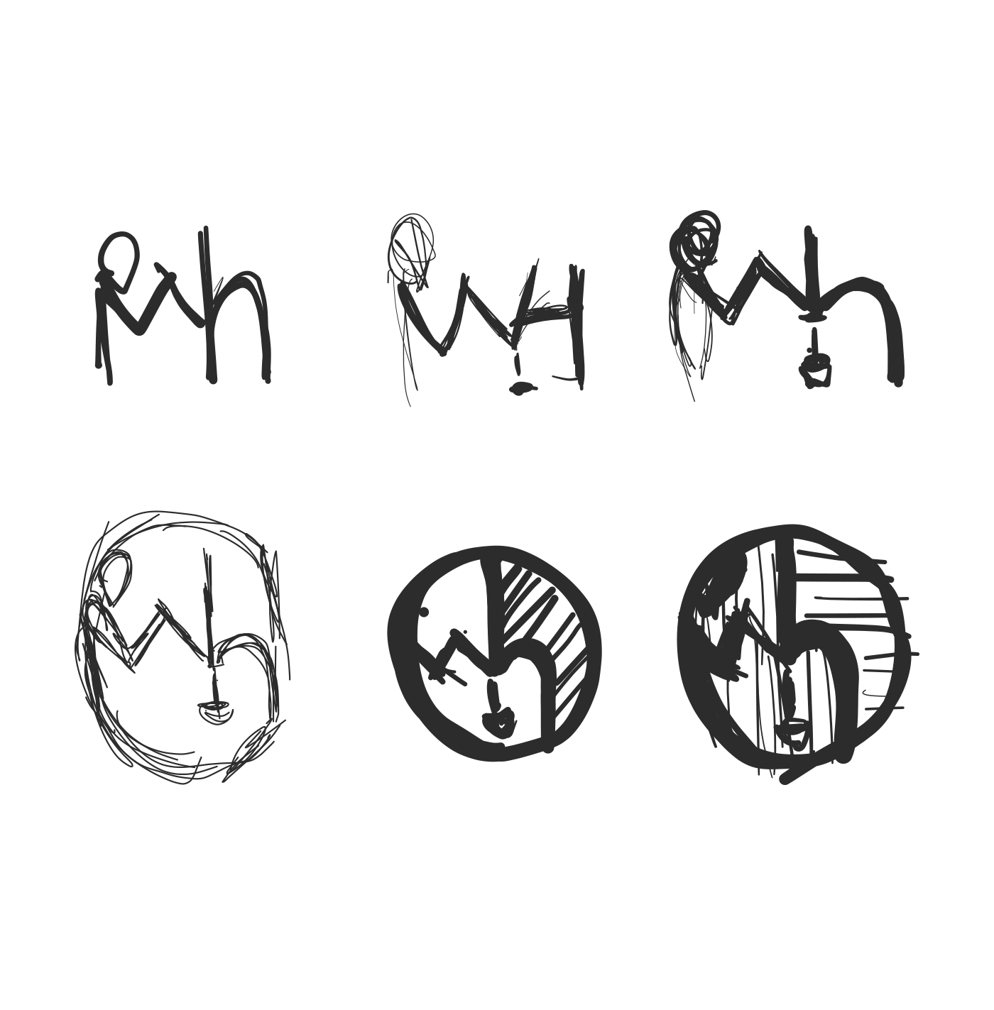 Will Hare Barista Logo Sketches