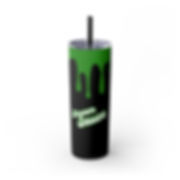 STREAM SAUCE Tumbler with Straw, 20oz