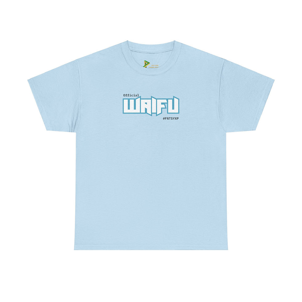 サムネイル： BLUE ROCKIN WAIFU  Unisex Heavy Tee