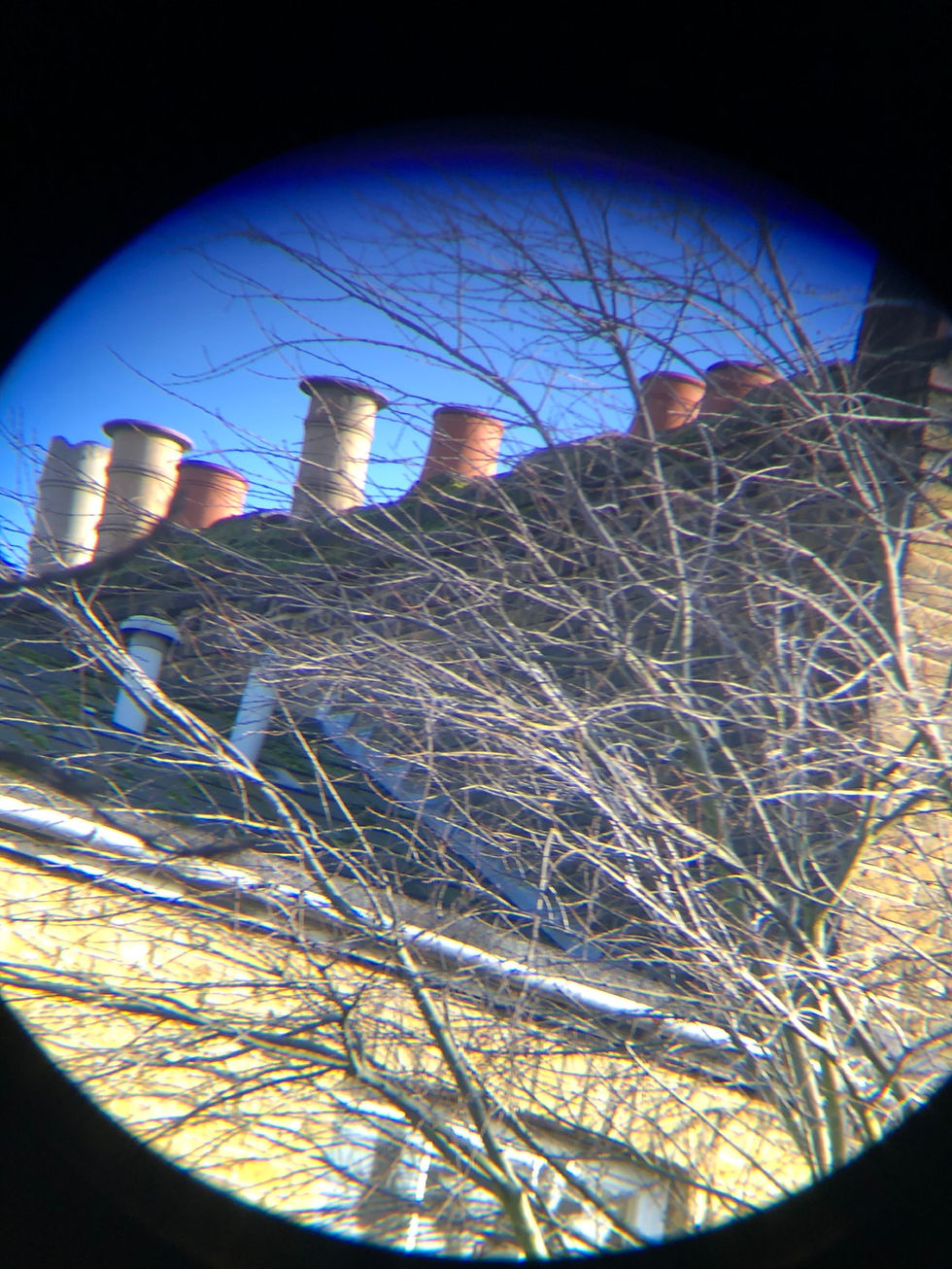 Extra wide chimney to Victorian town house