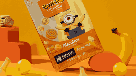 Os biscoitos “Illumination's Minions edição limitada - Special Dog Ultralife”