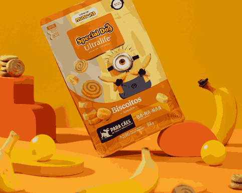 Os biscoitos “Illumination's Minions edição limitada - Special Dog Ultralife”