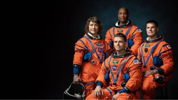 Astronautas da missão ARTEMIS II  - créditos divulgação