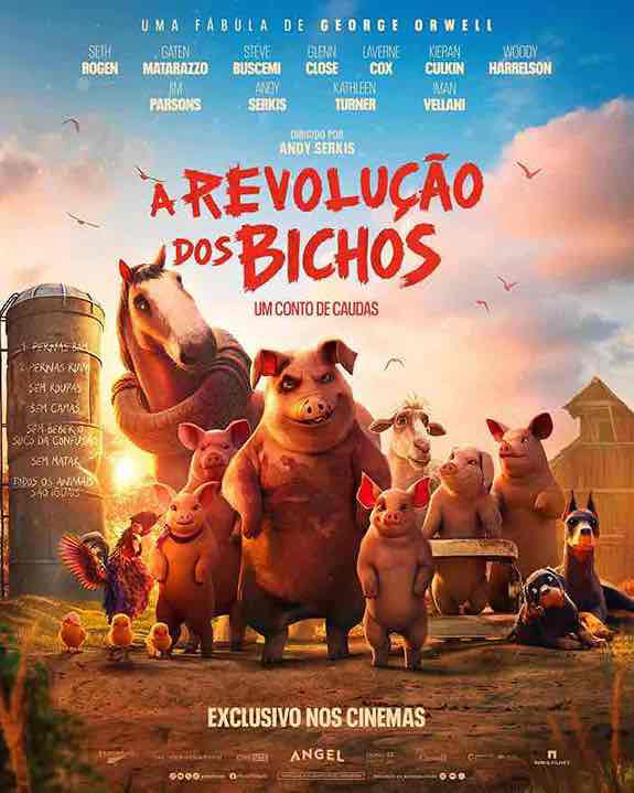 Com vozes de Seth Rogen, Kieran Culkin e grande elenco, animação “A Revolução dos Bichos” estreia em maio nos cinemas
