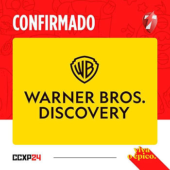 WARNER BROS. DISCOVERY Confirma participação na CCXP24