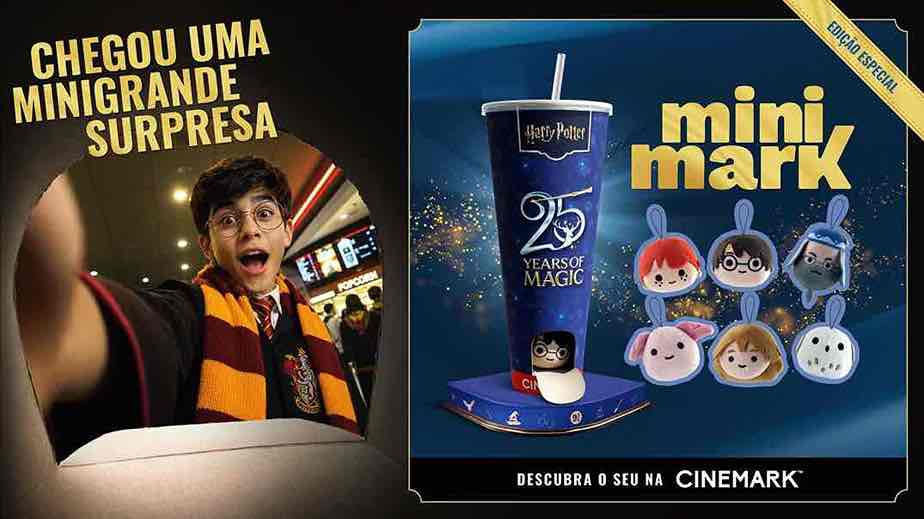 Cinemark lança Minimark, nova linha de colecionáveis com pelúcias surpresa