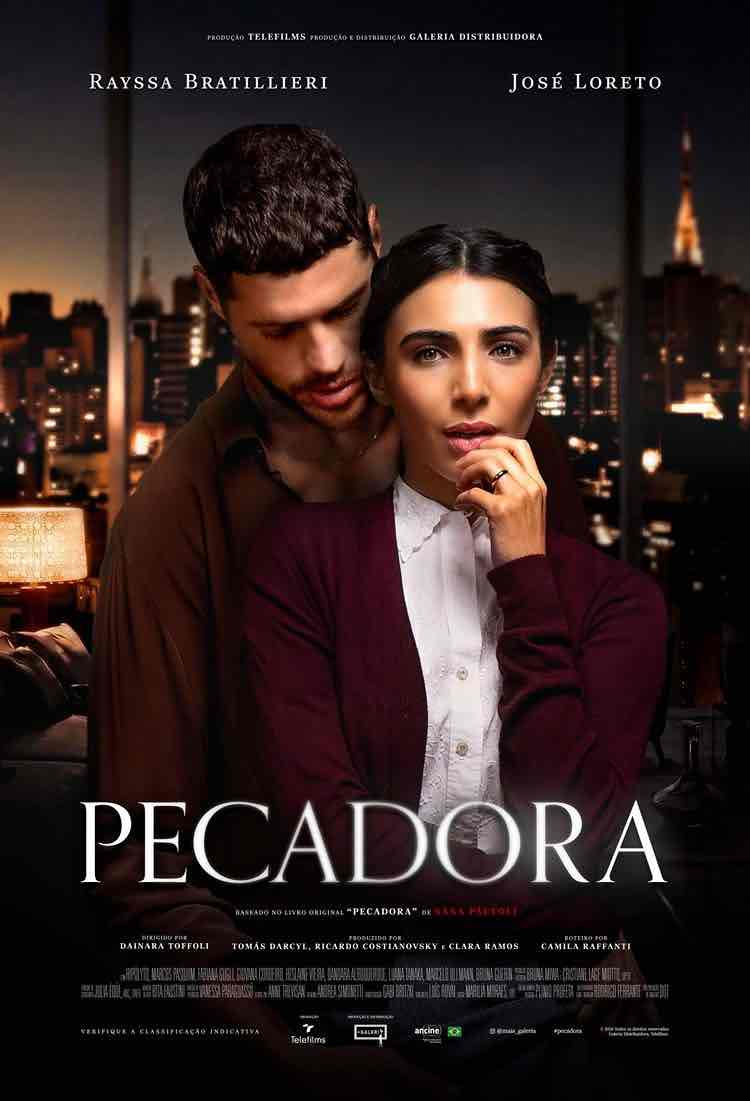 +GALERIA DIVULGA PÔSTER OFICIAL DE PECADORA, ROMANCE ERÓTICO PROTAGONIZADO POR RAYSSA BRATILLIERI
