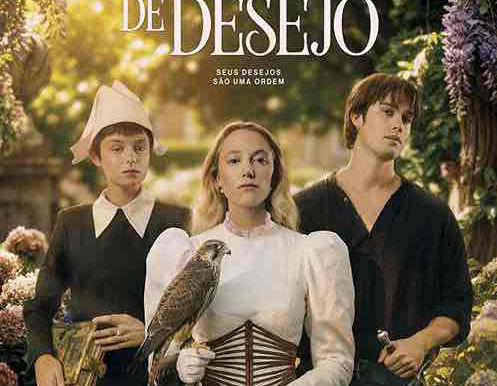 Paris Filmes divulga cartaz e trailer de “100 Noites de Desejo”, filme estrelado por Emma Corrin, Nicholas Galitzine e Maika Monroe