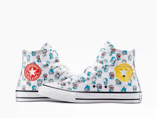  Converse celebra Doraemon com coleção divertida e cheia de nostalgia