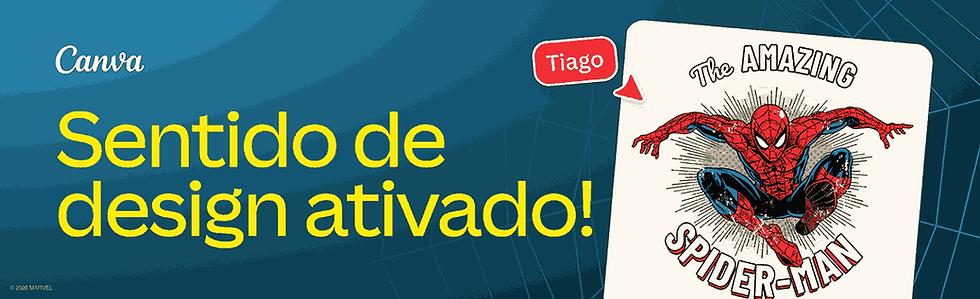 Canva lança coleção oficial de “Homem-Aranha: Um Novo Dia"