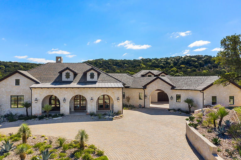 boot ranch exterior hill country design spanish hacienda