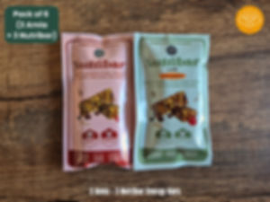 3 Amla & 3 Classic NutriBar Energy Bars (Pack of 6)