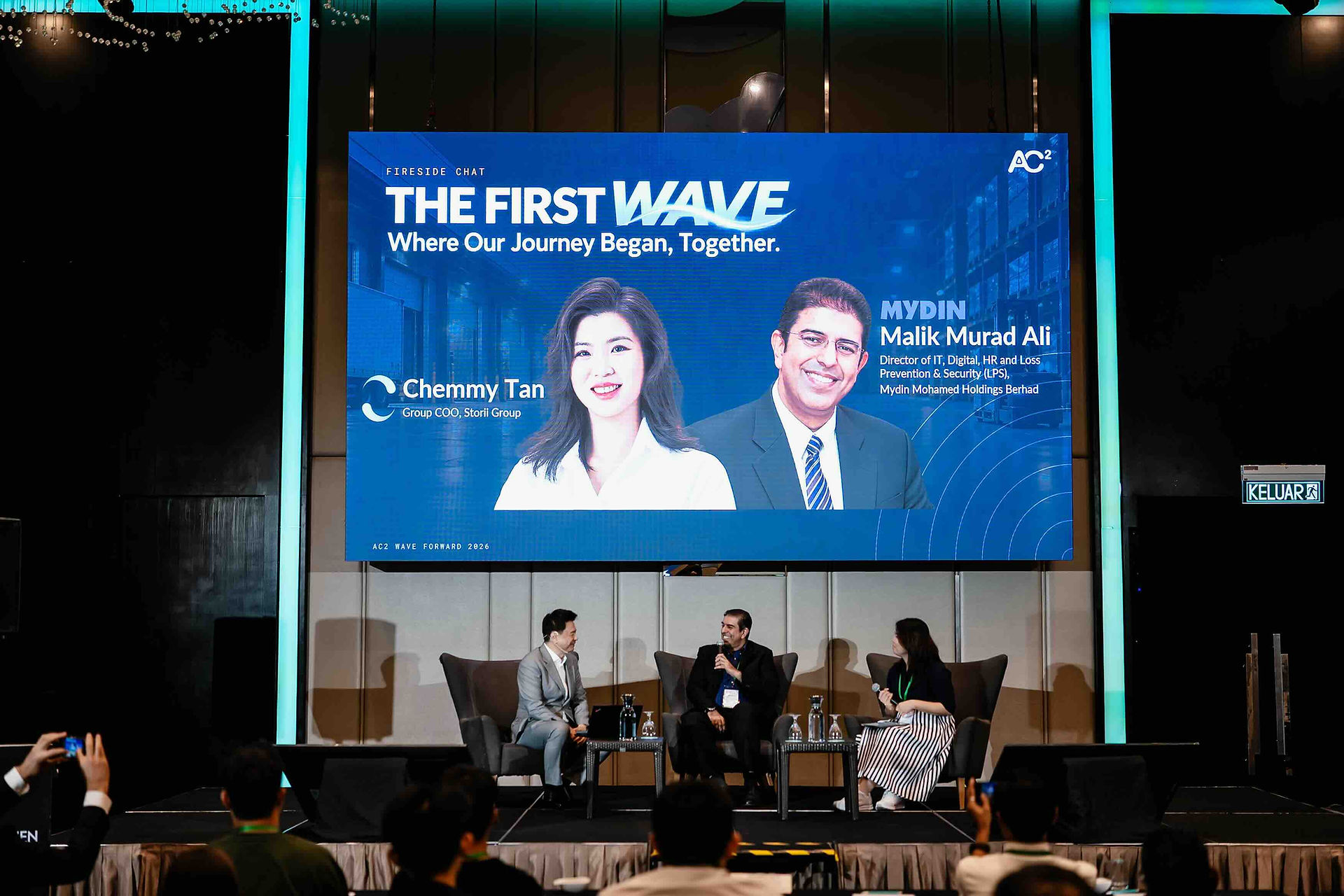 Storii Group and MYDIN, the first two AC2 WAVE WMS customers, sharing their experience at AC2 WAVE FORWARD 2026