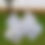 Thumbnail: A white bow bag personalised with name date and location of wedding