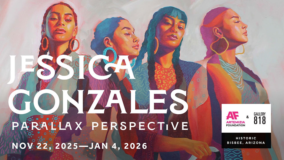 Jessica Gonzales solo show at AF in Bisbee Arizona