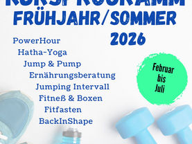 Kursprogramm Frühjahr/Sommer 2026