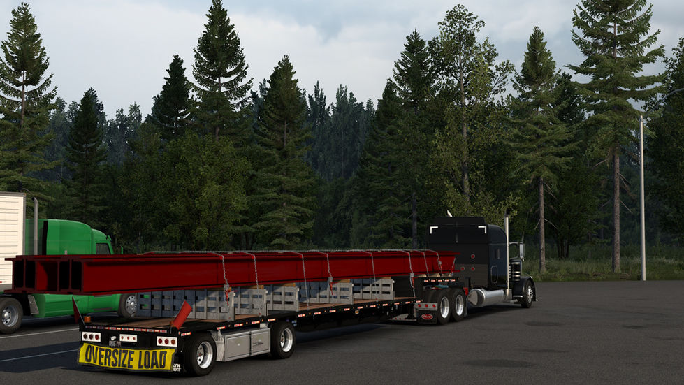 Kalyn Siebert Stepdeck Flatbed DropDeck Trailer for American Truck Simulator by Dro Modding