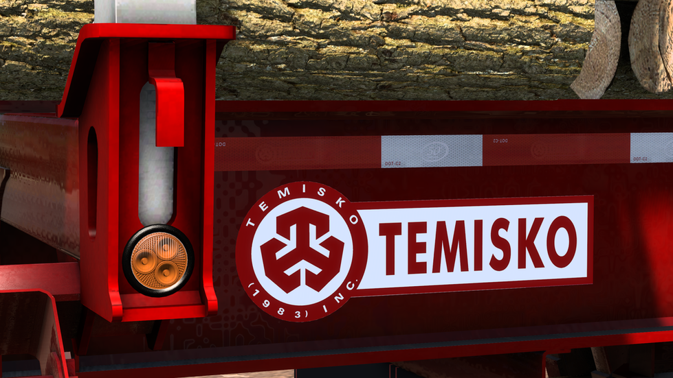 Temisko Log Trailer for American Truck Simulator by Dro Modding