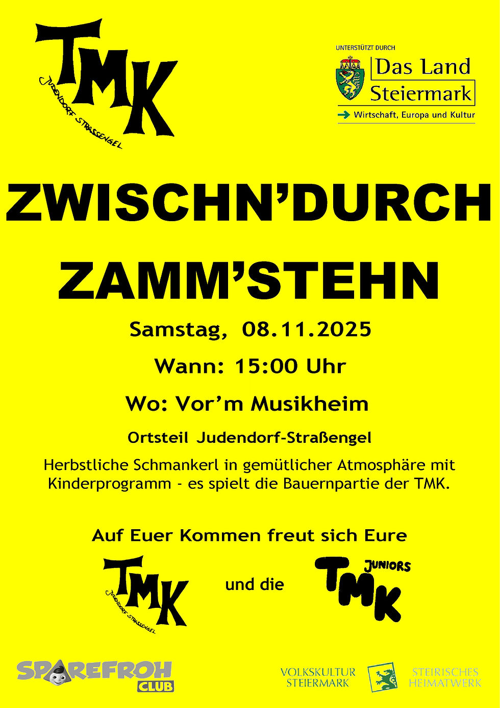 Zwischn’durch Zamm’stehn