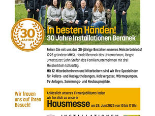 30 Jahre Installationen Beranek: Einladung zur Hausmesse