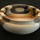 Thumbnail: Poplar & Walnut Bowl with Prominent Knot Hole: 9" x 3.24"