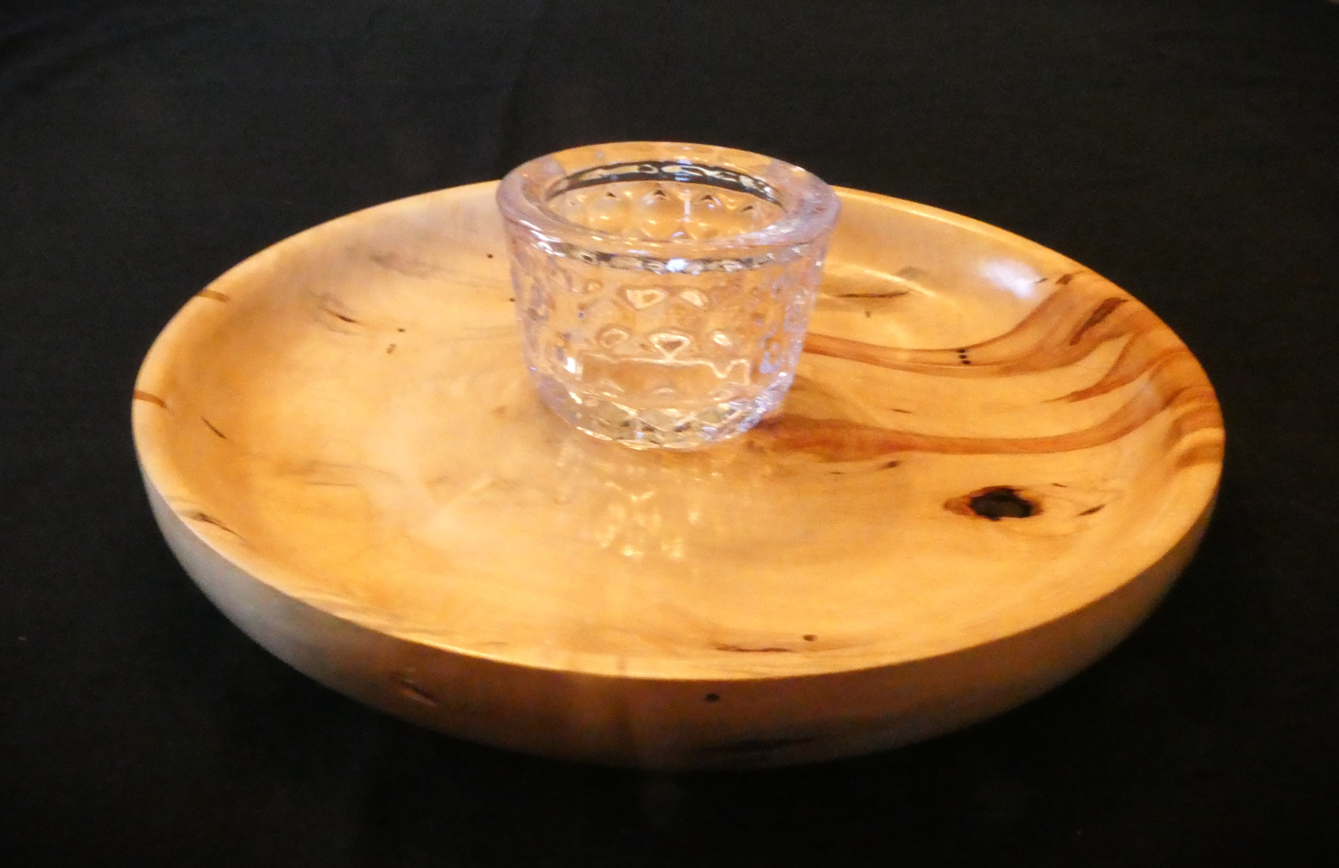 Box Elder Platter Chip & Dip Platter
