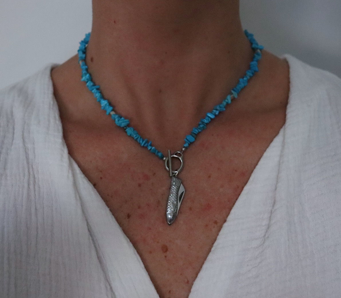 Pocket Knife Necklace