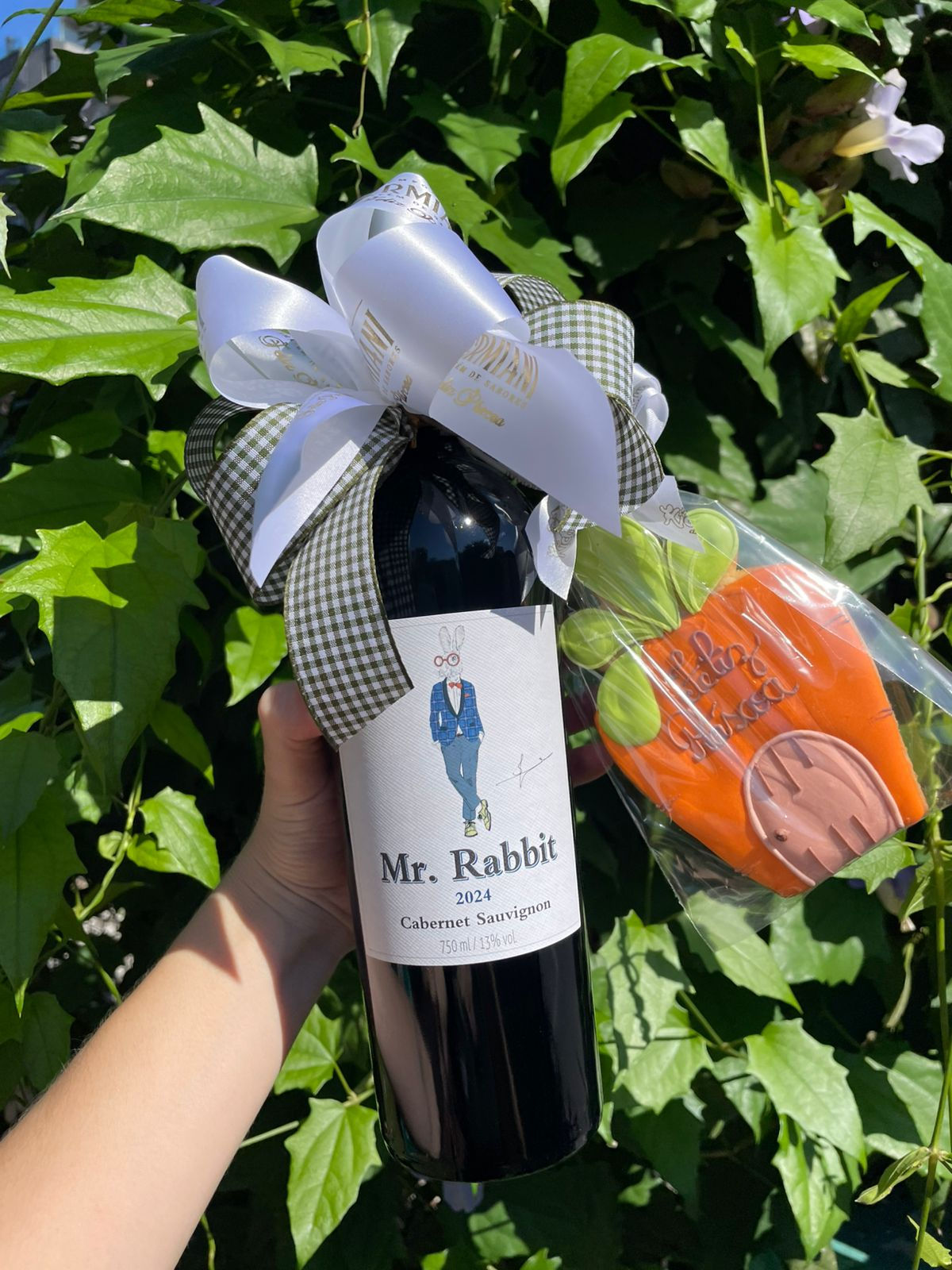 Vinho Mr. Rabbit Com Biscoito de Páscoa