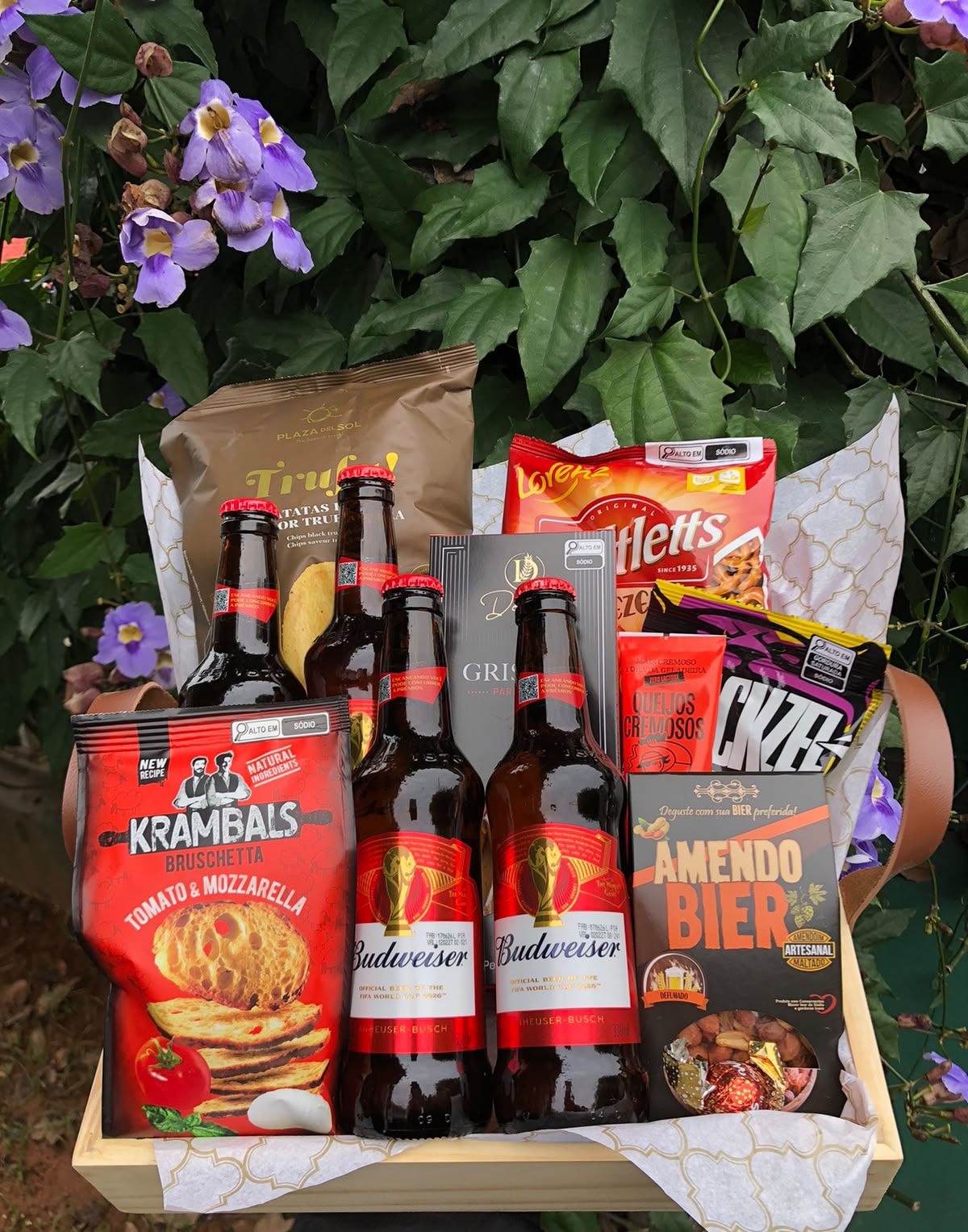 Cesta Gourmet Happy Budweiser
