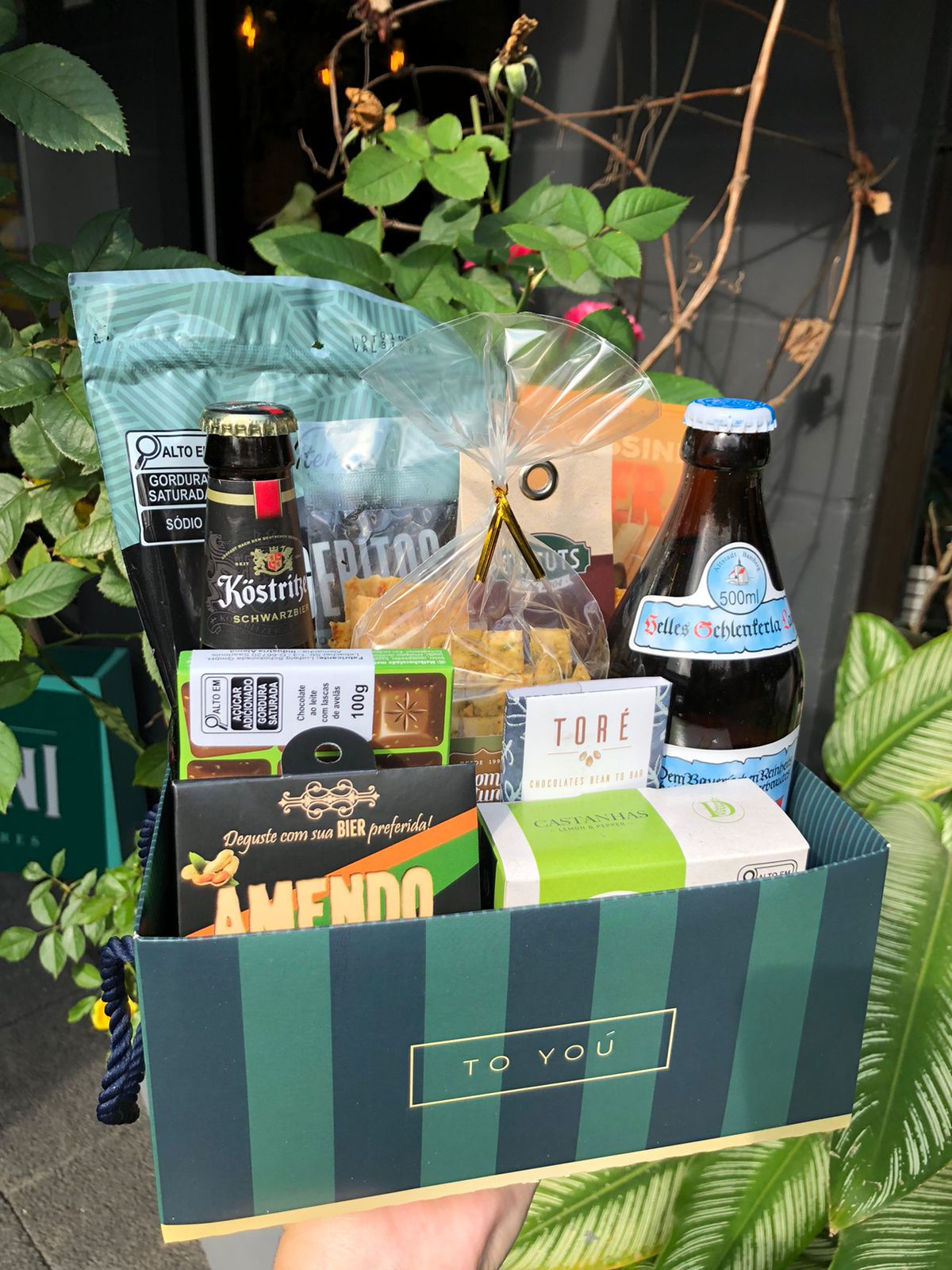 Cesta Cervejas e Petiscos