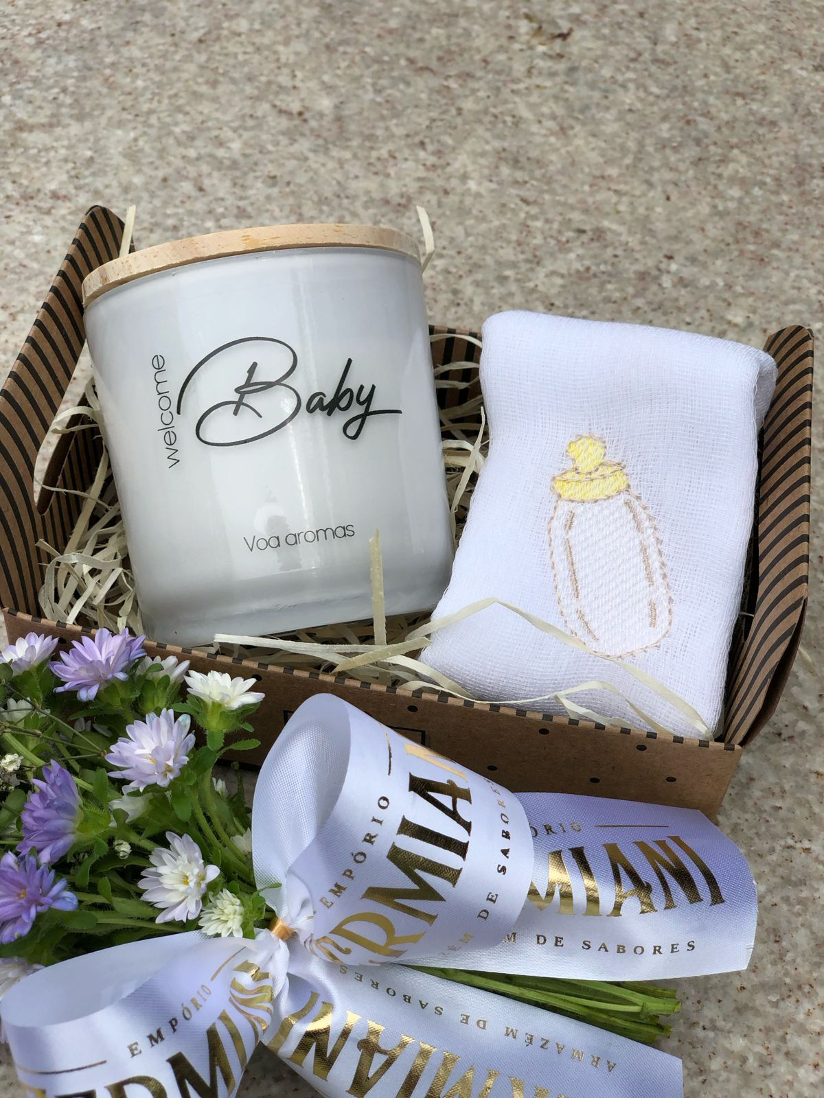 Welcome Baby Vela Aromática