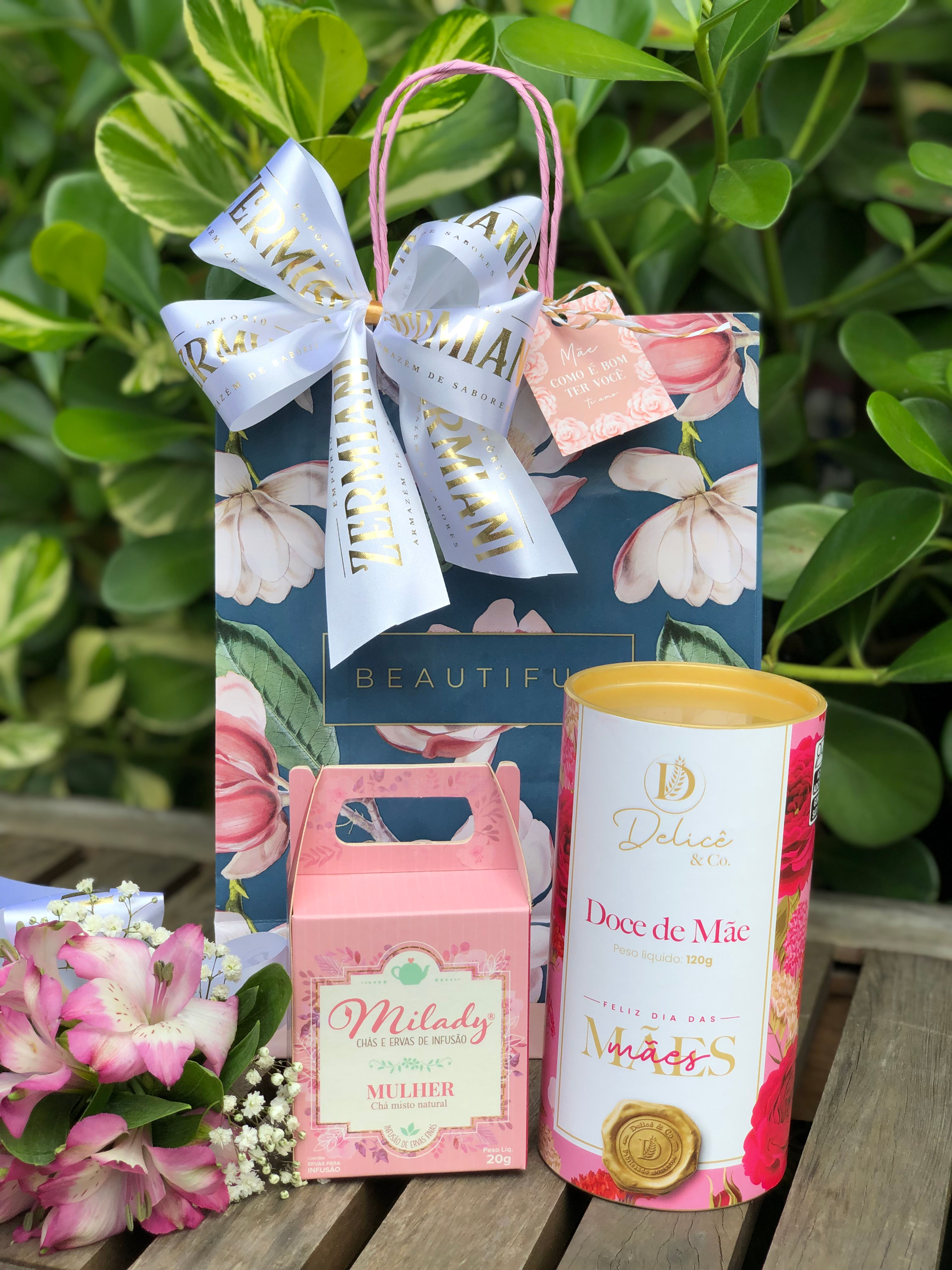 Kit Lata de Biscoitos + Chá