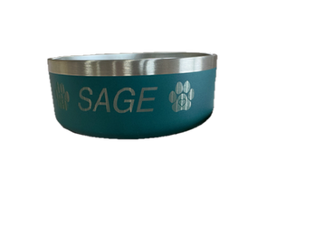 Dog Bowl Laser Engraving