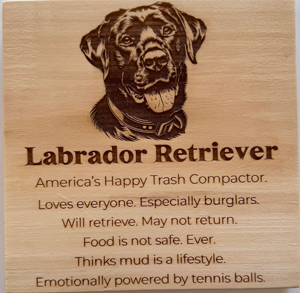 Funny Dog Breed Plaque