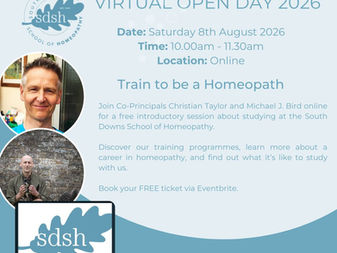 Virtual OPEN DAY Saturday 8th Aug