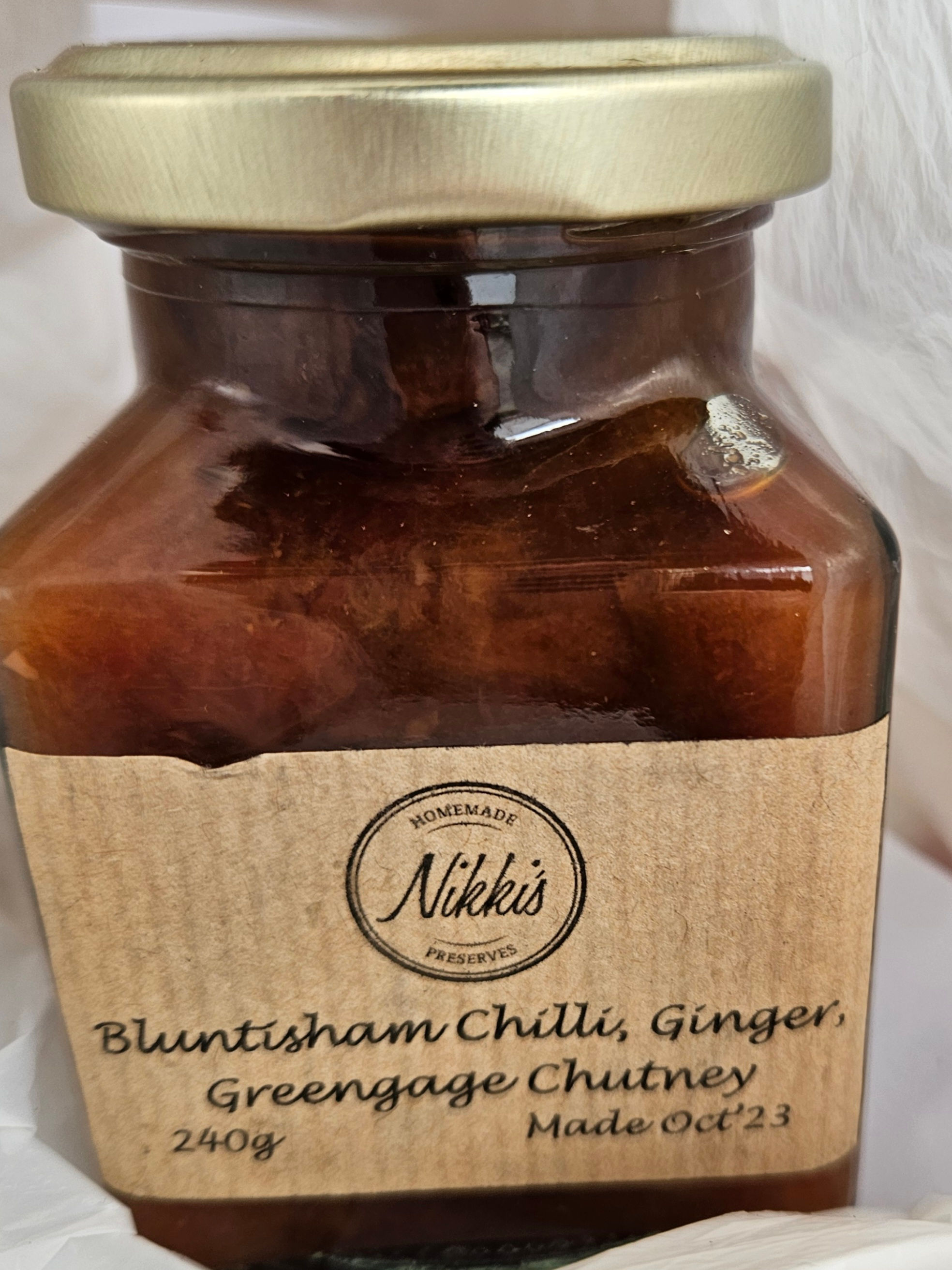 Chilli Ginger Greengage Chutney