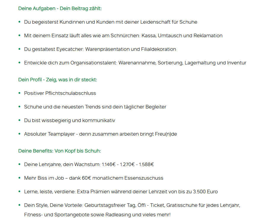 Lehre Einzelhandel - Digitaler Verkauf