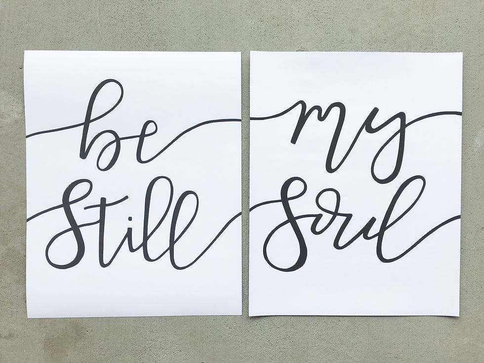 Thumbnail: Be Still My Soul Print