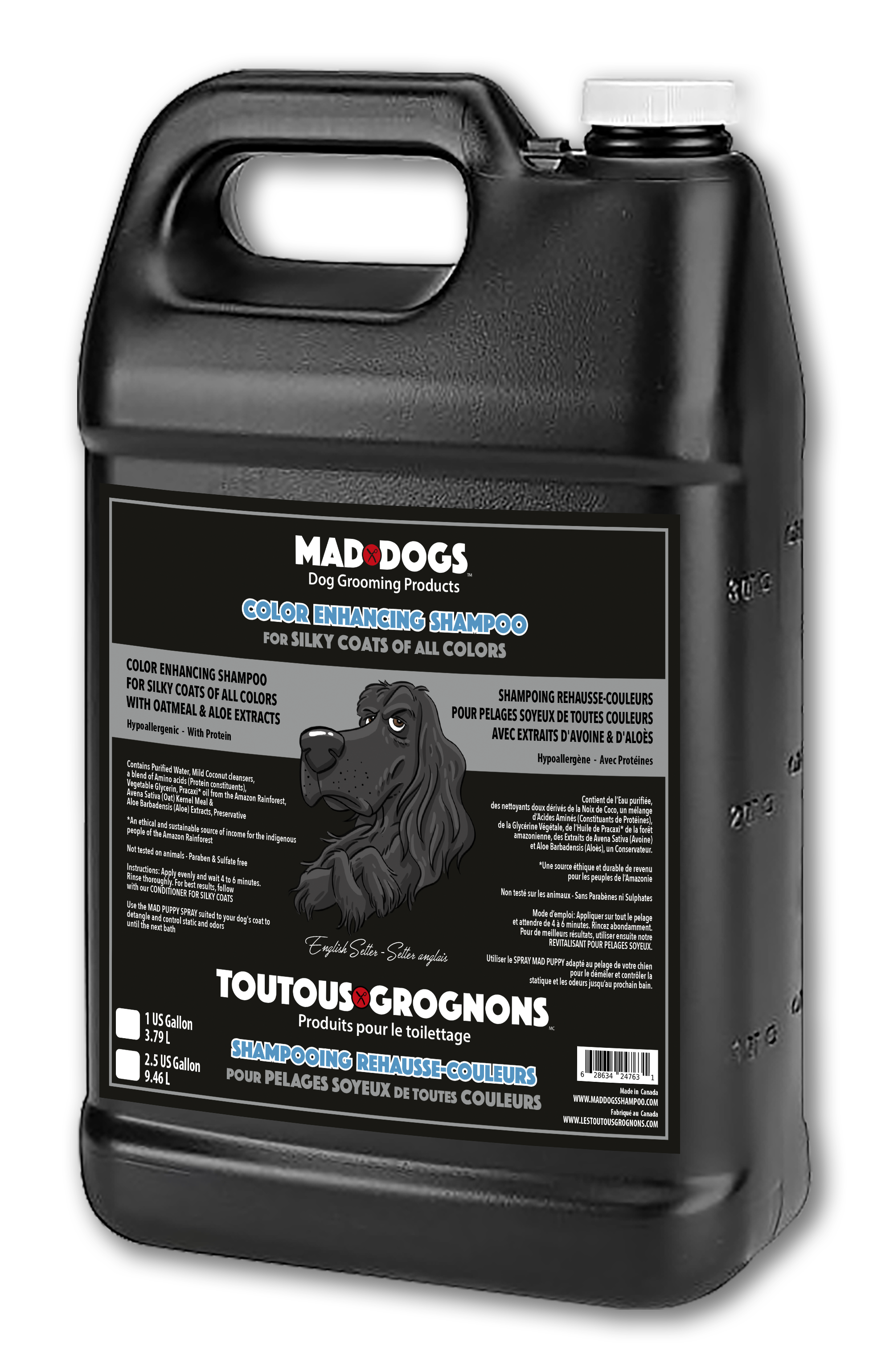 Shampoing Réhausse-couleurs pour pelages soyeux de toutes couleurs