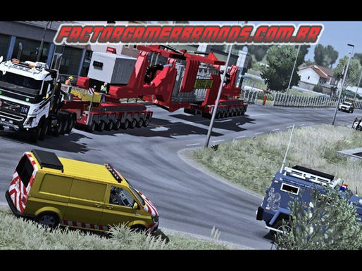 Download Trailer Transporte Especial Gigante para Ets2 V.1.36.x